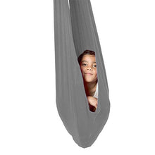 QHY Amaca Altalena Coccole Amaca Terapia al Coperto Altalena per Bambini Adolescenti con Esigenze Speciali per Autismo ADHD Aspergers Altalena Bambini (Color : Dark Gray, Size : 1.5x2.8m)