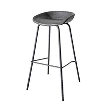 TopJiä Moderne Corteccia Sgabelli da Bar,75cm Seggiola da Bar,Ferro Bar Seggiolone,Cadere Utilizzare Girevole Sedia,per Cucina Bar caffè,portante di Carico 150kg