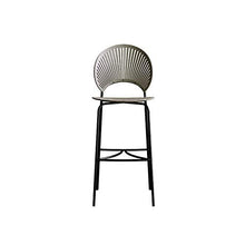 XIAOQIAO Sgabelli da Bar, sgabelli Alti ad Altezza Fissa 55 cm / 60 cm / 70 cm / 75 cm, con Schienale Grazioso e Confortevole, Design ergonomico, per Isola Cucina