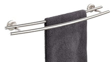 WENKO Porta asciugamani Cuba opaco - Portasalviette, barra doppia, Pressogetto di zinco, 58 x 5 x 14 cm, Opaco