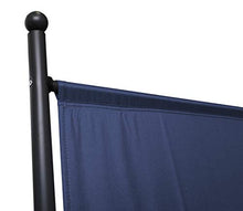 QUICK STAR Paravento da Giardino 180 x 178 cm Divisorio in Tessuto Protezione della Privacy Blu