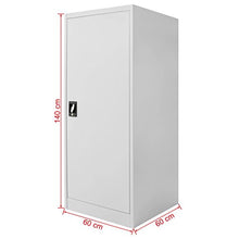 mewmewcat Armadio Armadietto Porta Sella in Acciaio 60x60x140 cm