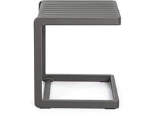 Tavolino Konnor 40x40 Antracite Cx23 Bizzotto cod.0662289