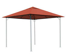 QUICK STAR Tetto di Ricambio per Gazebo da Giardino, 3 x 3 m, Colore Orange-Rosso