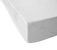 Coprimaterasso Aloe Vera con Elastico perimetrale e Angoli, Tessuto Jacquard Bielastico, in diverse misure e colori (bianco, Matrimoniale)