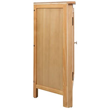 vidaXL Legno Massello di Rovere Armadietto ad Angolo Mobiletto Angolare Credenza Bassa Armadio Portaoggetti Mobili Arredo 59x36x80 cm