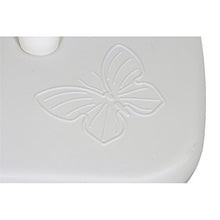 Anni Plastica Papillon 10000 Ombrellone Supporto per Parasol Pole 20 l 18-32 mm di diametro in polietilene bianco