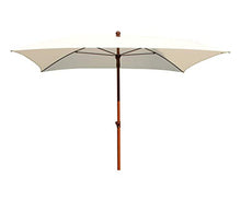 Maffei art 66R Madera, ombrellone cm 240x150. Made in Italy. Colore ecru.