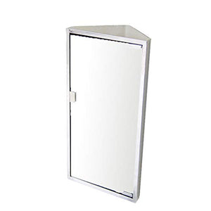 haozai Armadietto da Bagno in Acciaio Inossidabile Specchio da Bagno-Triangolo Armadio-Angolo Armadietto-Montaggio A Parete 30x21x60cm Specchio Bagno con Mensole 1214