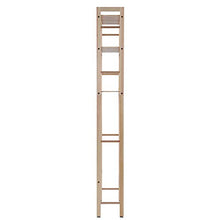 Mensola per Toilette, 3 Ripiani Scaffale Aperto per Bagno, Salvaspazio per Bagno, Scaffale WC Sopra WC, Scaffale per Lavatrice Mobile WC in Legno, 50 x 20 x 154 cm