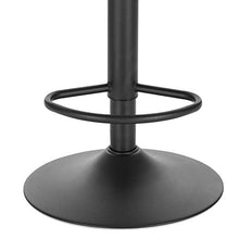 EUGAD Sgabello da Bar Moderno Sgabello Alto con Schienale in Simipelle Sedia Alta da Cucina Regolabile Girevole Grigio 0650BY-1