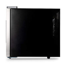 IKOHS WINECOOLER WOOD S – Cantinetta vino con 8 bottiglie, 23 l, 60 W, luce LED, display digitale, 3 ripiani, doppio isolamento, zone di temperatura da 8-18 gradi