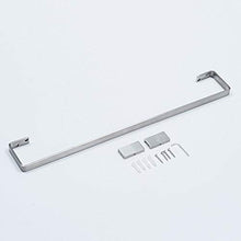 WWWANG - Portasciugamani da Bagno in Acciaio Inox 304, Barra Singola Porta Asciugamani da Bagno e Bagno Perforato, Semplice Gabbia Spazzolata, 40 cm