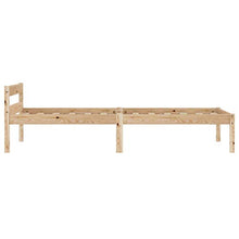 SKM Giroletto con 2 Cassetti in Legno Massello di Pino 90x200 cm (22.77kg)
