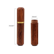 WSJMJ Custodia per Sigari da Viaggio in Legno di Cedro, Humidor con Sigari Rivestiti in Legno di Cedro,B