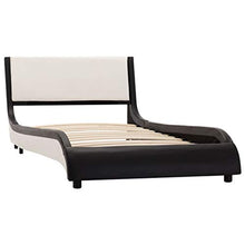 SKM Giroletto Nero e Bianco in Similpelle 90x200 cm (29.05kg) Nero-0342