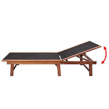 vidaXL Legno di Acacia Lettino da Esterno Sdraio Giardino Prendisole Spiaggia