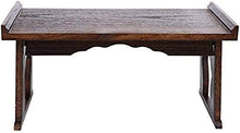 Tavolo da picnic all'aperto Mobili selezionati / Tavolino Tavolino Tavolo laterale in legno massello Giapponese Tavolo da tè Giapponese Tatami Piattaforma Tabella bassa Creativo Balcone Baia Tavolo da
