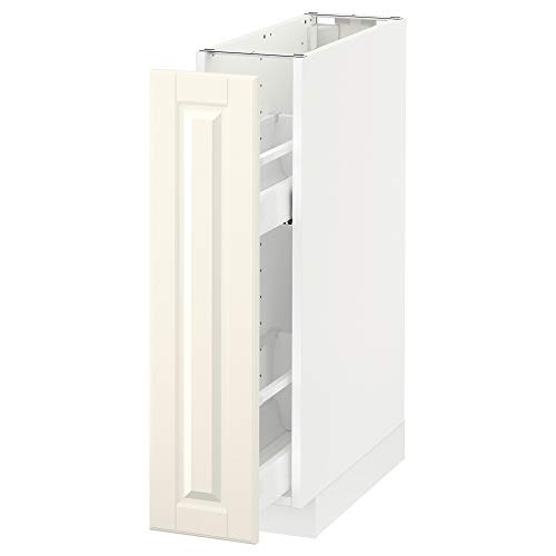 METOD base armadio/estraibile int raccordi 20x61.9x88 cm bianco/Bodbyn bianco sporco