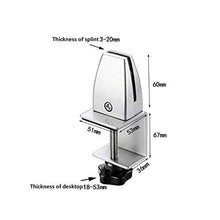 XINX 2PCS Desk Divisore di Ripartizione Staffa di Supporto Mensola della Clip Igienica Protettiva dello Schermo Stand Privacy Screen Staffe Schermo Morsetto