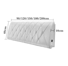 Xufei Comodino Cuscino/Artificiale Cuscino in Pelle Albergo delle Famiglie copriletto Soft Pack Rimovibile e Lavabile (Color : Wine Red, Size : 90 * 10 * 60cm)