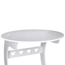 Comodino con cestello portaoggetti per computer portatile, comodino rotondo, divano letto, libreria, scaffale per casa, ufficio, soggiorno, comodino