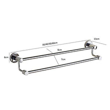 Towel Rails Portasciugamani Muro per Bagno Porta Salviette Durevole in Acciaio Inossidabile 304 Doppia Barra Viti Porta Asciugamano per Bagno Cucina