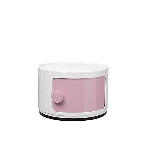 UMCCY Semplice plastica Libera Combinazione Locker con la Porta della Camera da Letto per Bambini al Posto Letto Armadi Armadio Snack Toy armadietto, 1, Uno Strato di Rosa
