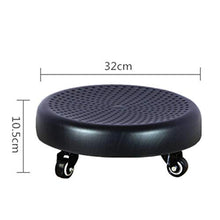 BYPING Sgabello, Base in Plastica 4 Ruote a Doppio Cuscinetto 10,5 Cm di Altezza Il Giro per Sgabello per Riparazione Auto Sgabello Base Vaso di Fiori Bellissimo Sgabello da Cucito