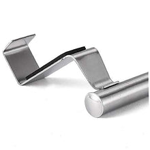 2 pack asciugamani Organizzatore Rack, sopra il tovagliolo porta rotaia in acciaio inox supporto del tovagliolo, per cucine e bagni con Anti-Slip Scratch-Protezione Stripe