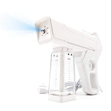 SXPC Spruzzatore Portatile, Pistola a spruzzo a Luce Blu con atomizzazione Nano 350ML, per scuole ospedaliere, disinfezione, umidificazione