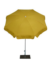 Maffei Art 12 Borgo, ombrellone Rotondo Diametro cm 200, Tessuto polyma, Made in Italy. Colore Giallo