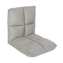 Ruisyi Sedia Pieghevole da Pavimento, Sedia pigra Easy Lounge, Sedia Portatile da Pavimento Sofa Bassa Divano Senza Piedi, 100 x 47 x 10 cm (Grigio)