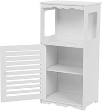 CHHD Armadietti da Pavimento, Legno, plastica, armadietto Stretto, Armadio ad Angolo Indipendente, Elegante scaffale portaoggetti per Bagno, scaffale con 3 componenti di stoccaggio e AR