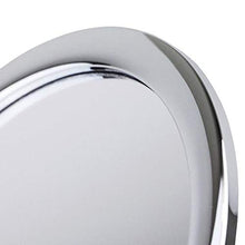 Domeilleur Specchio da barba con ventosa, 360 specchi, piccolo specchio da doccia in metallo cromato, rotondo, per bagno e doccia, colore: argento