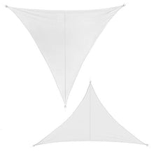 BB Sport Tenda Velo Sole 2.5m x 2.5m x 3.5m Cocco Triangolare Vela Sole Ombreggiante 100% PES Protezione Solare UV 30+ Parasole Giardino Esterni
