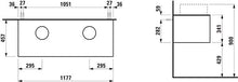 Laufen Cassettiera Running Sonar, 1 cassetto, Adatta per vaschette lavabo 812340, 812341, 812342, 812342, 812343, Apertura a Sinistra e a Destra per lavabo, colorazione: Rame - H4054240340411