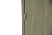 Dmora Armadio 1 Anta, Legno Scuro, 43 x 29 x 190 cm