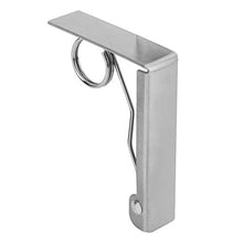 Clip per tovaglia 2 pezzi Supporto per tovaglia in acciaio inossidabile Triangolo d'argento Morsetti per copritavolo Strumento fisso per mobili per cucina domestica Festa di matrimonio Picnic BBQ