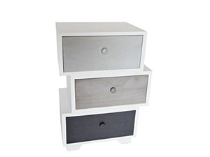 King Home C656181 Cassettiera 3 Cassetti Joint