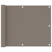 vidaXL Paravento da Balcone Talpa 75x300 cm Tessuto Oxford
