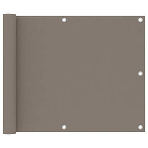vidaXL Paravento da Balcone Talpa 75x600 cm Tessuto Oxford