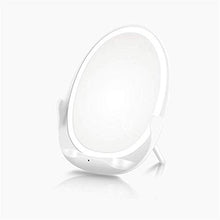 YIJIAHUI Specchio Trucco 10 W Portatile LED Mini Specchio Trucco Specchi Da Viaggio Senza Fili Caricatore USB Per La Casa Bellezza Miglioramento