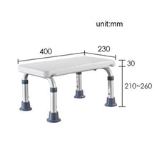 LYP Sedia Comoda per Anziani Bagno Regolabile Sgabello per Doccia Bambino Bagno Step Stool Telescopico Foot Chair