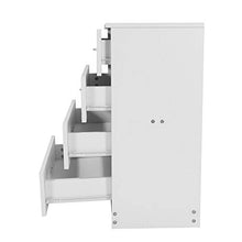SUNTAOWAN Camera da Letto Comodino in Legno a 4 cassetti Mobili da Camera da Letto Dresser Dresser Cassetto da Tavolo Mini Comodino