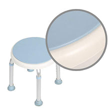 Sgabello da Doccia Bagno regolabile Sgabello rotondo Sedia da doccia alluminio durevole Leg strumento gratuito antiscivolo sgabello da bagno Sgabello per Piedini in Gomma Antiscivolo per Mobilità