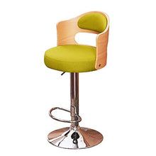 ZYF Sgabelli da Bar Sollevamento Sgabello Girevole sedie for Pianale da Cucina Cafe House Uso Commerciale (Color : Green)