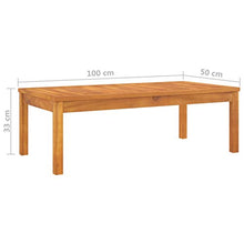 Tidyard Set 5 pz Divani da Giardino in Legno Massello di Acacia con Cuscini,Salotto da Giardino Esterno,Set Mobili da Giardino,Tavolo Rettangoalre+2 Panche 2 Posti+2 Poltrone da Giardino per Esterno