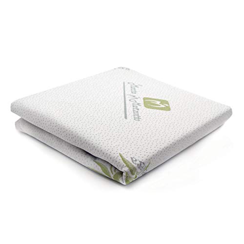 Coprimaterasso marta marzotto art.aloe 2p bianco matrimoniale