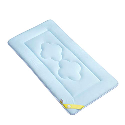 YXXCD 3D Stereo Bambino Materasso Letto Futon, Pavimento Tatami Materasso Tappetino Cristallo Velluto Morbido Skin-Friendly Pieghevole Mantieni Caldo Bambino Domestico-Blu 70x150cm(27x59inch)